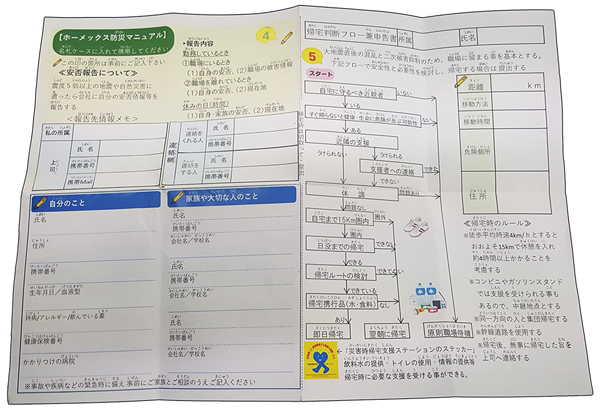 防災マニュアル